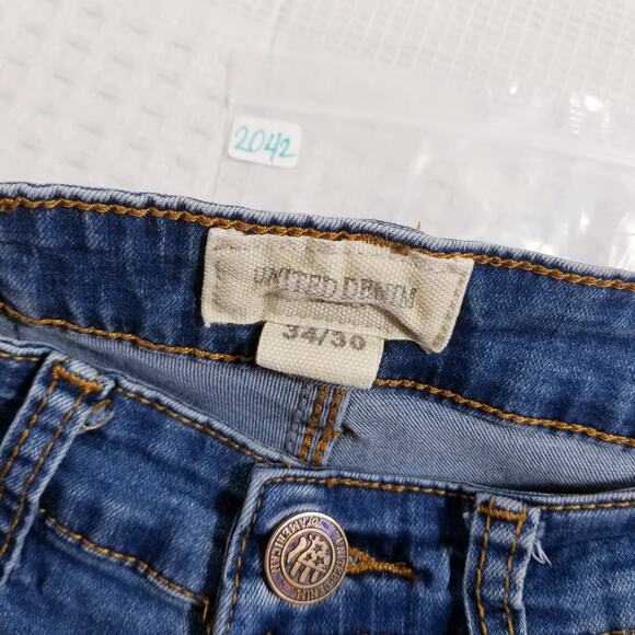United Denim of America Slim Blue Jeans - Picture 11 of 13